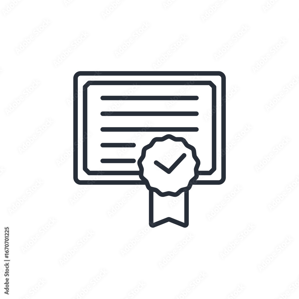 Poster patent icon. vector.editable stroke.linear style sign for use web design,logo.symbol illustration.