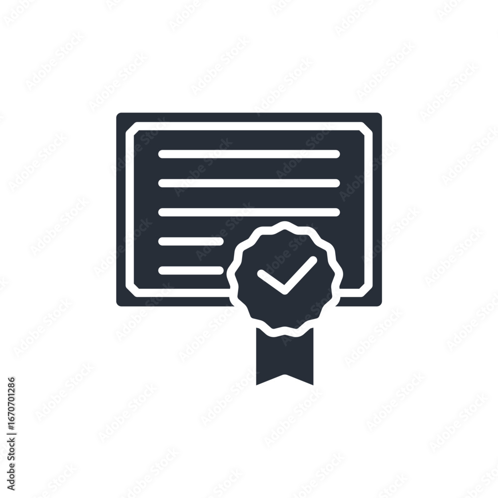 Poster patent icon. vector.editable stroke.linear style sign for use web design,logo.symbol illustration.