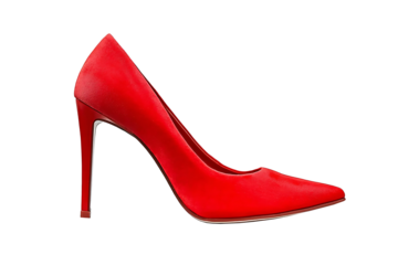 Pair of red women's shoes

