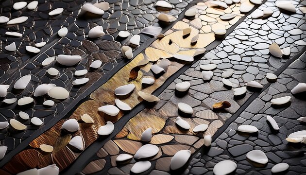 decorative flake stones sprinkled on practical resin floors