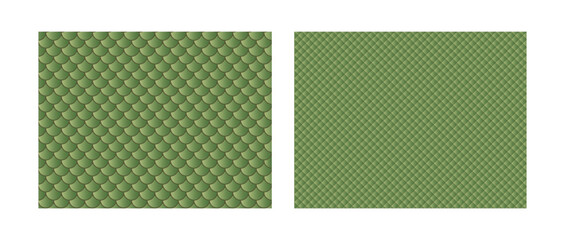 Seamless pattern  design crocodile geometric