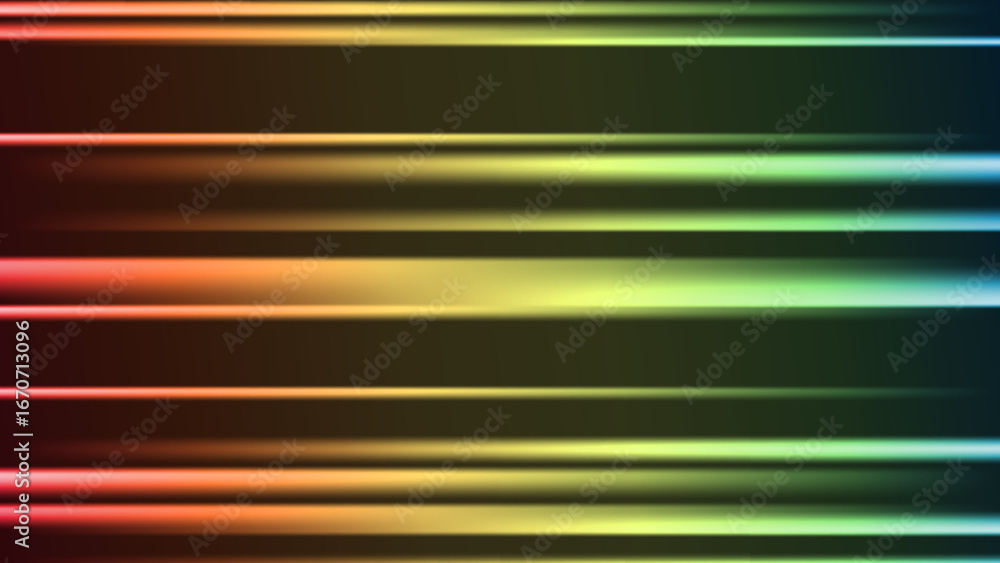 Poster abstract background with horizontal rays