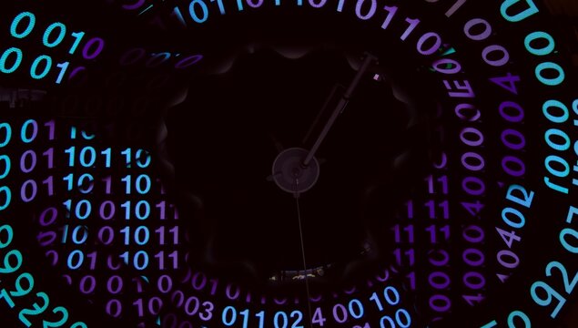 Digital Descent through Binary Tunnel - Powered by Adobe