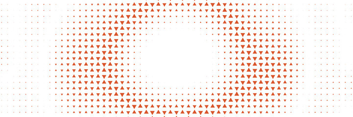 Abstract halftone background with red circular dot pattern creating a modern geometric gradient design concept for digital wallpaper texture minimal art and retro print