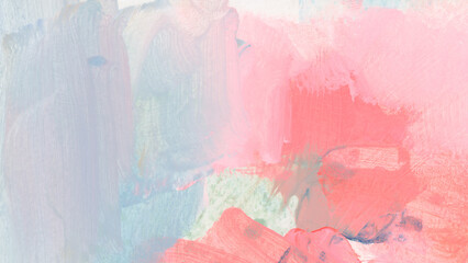 Art Watercolor, Acrylic ink hand drawn painting blot wall. Abstract relief texture brush stroke color bright pastel background.