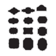 Label shapes Vector Icons - Free Download
