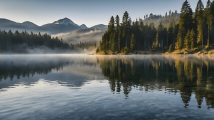 Obraz premium lake in the mountains