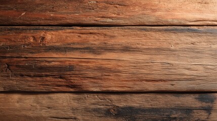 Naklejka premium Rustic Brown Wood Planks Texture Background