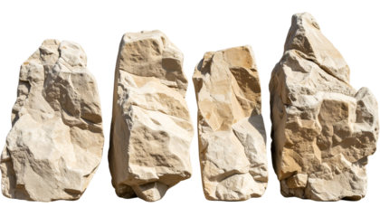 Cross Section of Natural Rock Stones