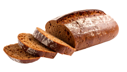 Fresh Sliced Brown Bread Loaf