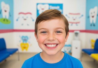 portrait of a smiling boy