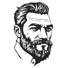 bearded man portrait