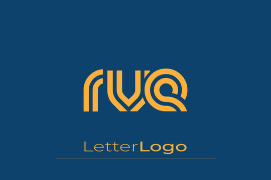 RVE Creative Unique Modern Letter Logo Design. Elegant Monogram Logo Design with Decorative Elements and Typography