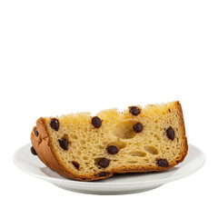 slice of chocolate panettone