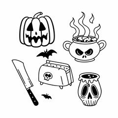 Hallowen element set