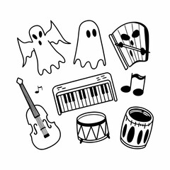 Hallowen element set