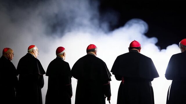 This video captures cardinals in a serious moment. Their presence creates an atmosphere of tension and intrigue. Witness the significant choices they face. AI