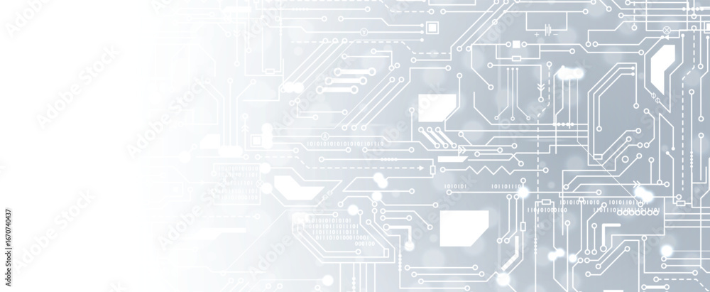Poster abstract modern technology and science background for presentation