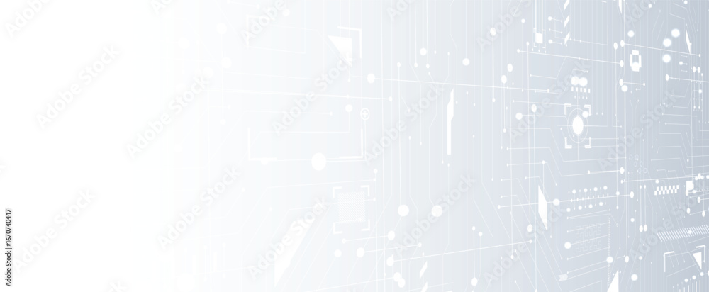 Aufkleber abstract modern technology and science background for presentation