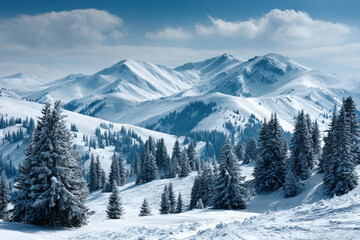 Obraz premium explore breathtaking peaks of world top mountains focusing on their modernday resorts and development