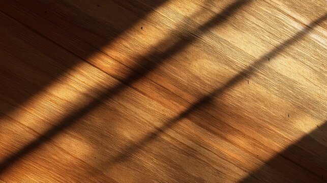 Wooden texture sunlight shadows diagonal lines