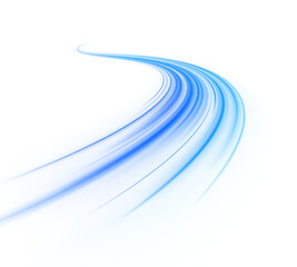 Fast motion with bright streaks, dynamic traffic flow and neon city energy. Electric trail with fast motion and glowing highway.