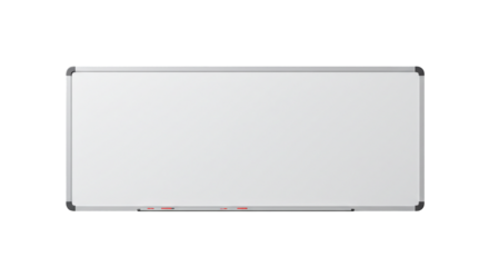 Whiteboard marker board dry erase board presentation board office school classroom learning teaching on transparent background
