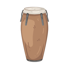Illustration of Conga Drum Musical instrument 