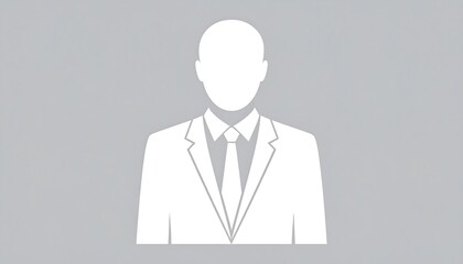 Generic Male Business Profile Icon.