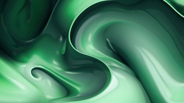 liquid non-representational banner design fluid green-colored shaped background modern graphic template banner pattern for online platforms and internet sites