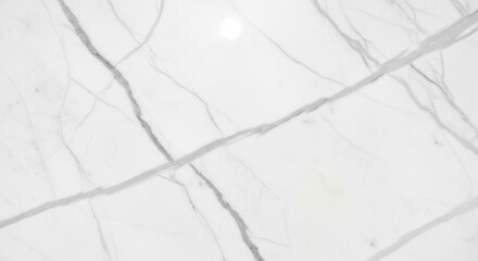 Polished White Marble with Striking Grey Diagonal Veins