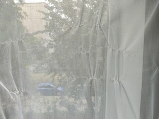 window with curtains