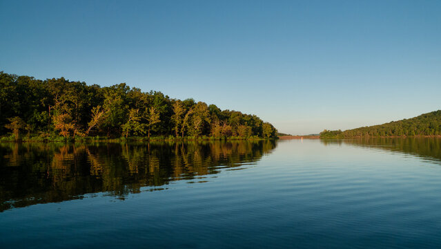 Late summer lake in Oklahoma