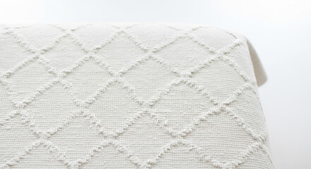 white knitted background