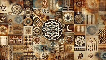 Geometric Mosaic Art