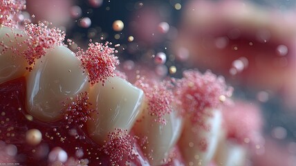 Close-Up of Dental Plaque