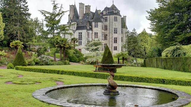 Ch&acirc;teau et jardin des Ravalet &agrave; Cherbourg