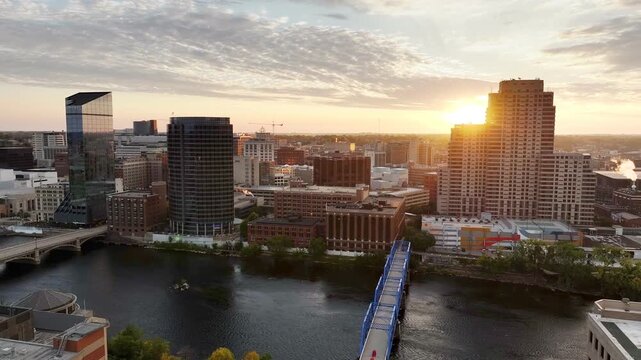 Grand Rapids Skyline in the Morning