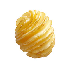 SpiralCut Potato isolated on transparent background