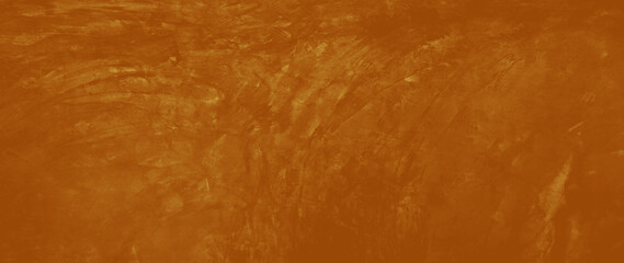 Background of Orange brown concrete painted wall. Old Retro brown orange wall textured wallpaper for decoration and design, Textured colored wall and texture, texture for background