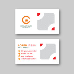 Food business card template