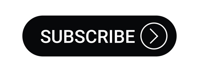 Subscribe text sign. web button template shop now. rectangle stroke black color