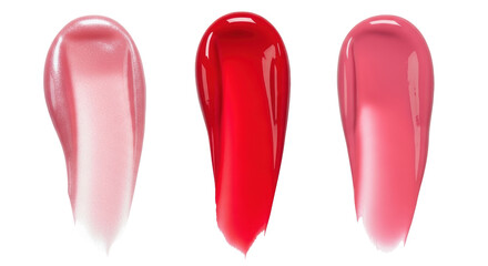 Isolated Lip Gloss Swatches