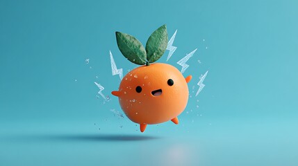 Obraz premium 3d illustration of electric fruit