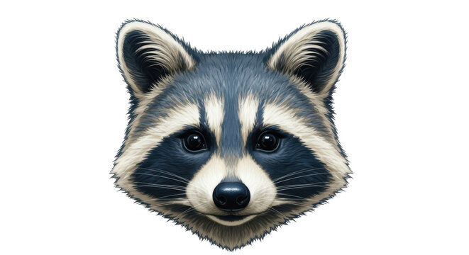 Isolated Raccoon