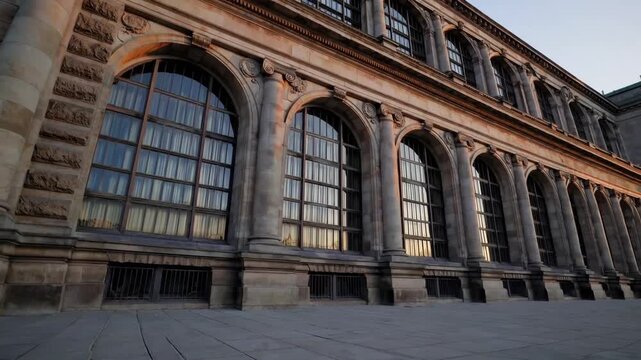 The primary structure of the historic Berlin-Tempelhof airfield