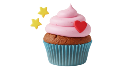 Isolated Cupcake