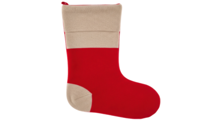 Isolated Christmas Stocking