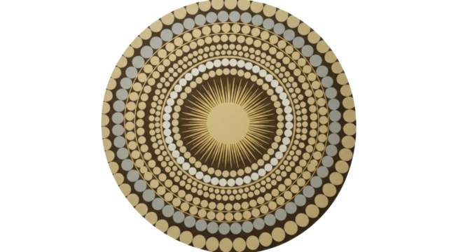 Isolated Dot Mandala - Powered by Adobe
