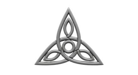 Isolated Celtic Knot Symbol